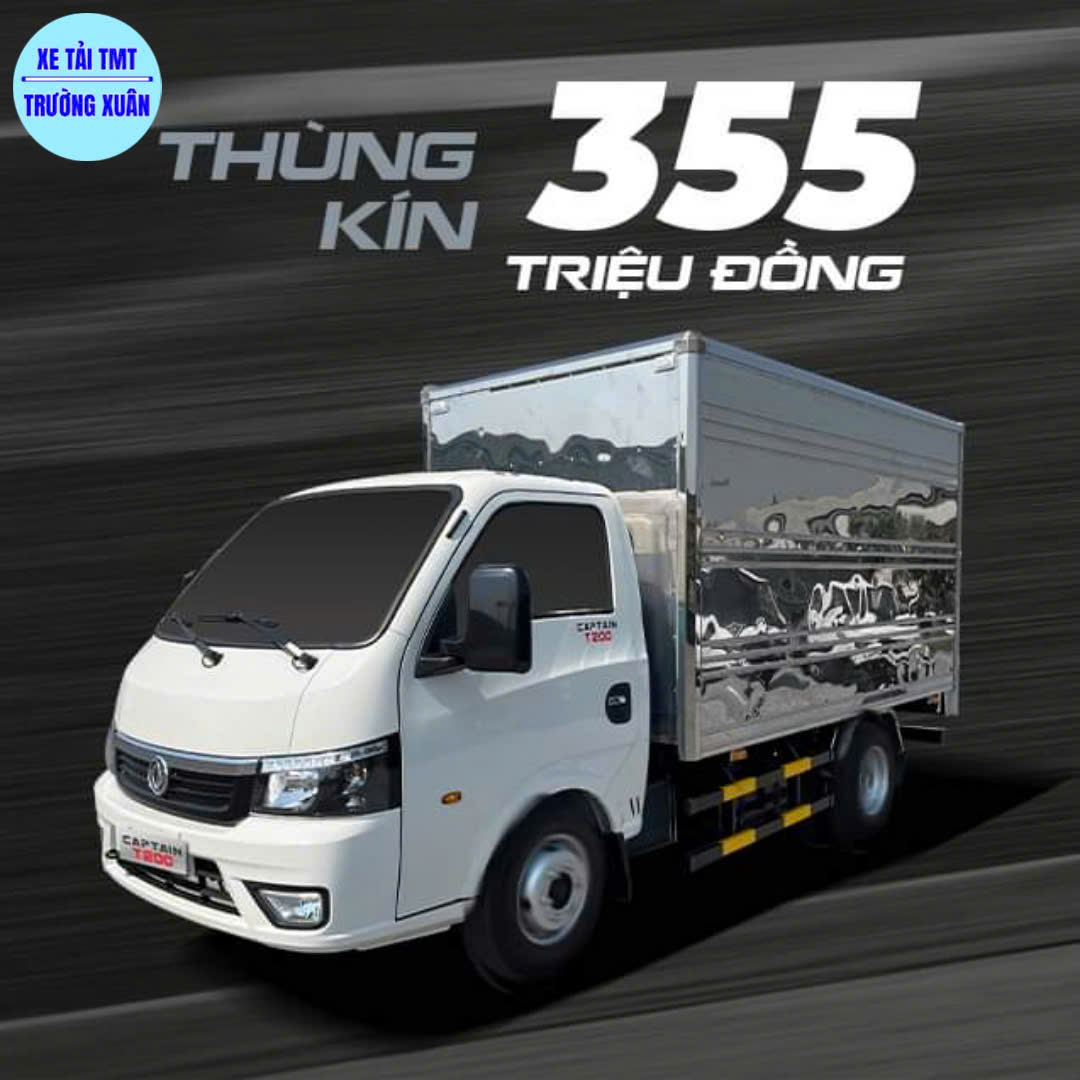 Captain T200 phiên bản thùng kín tại ô tô trường xuân