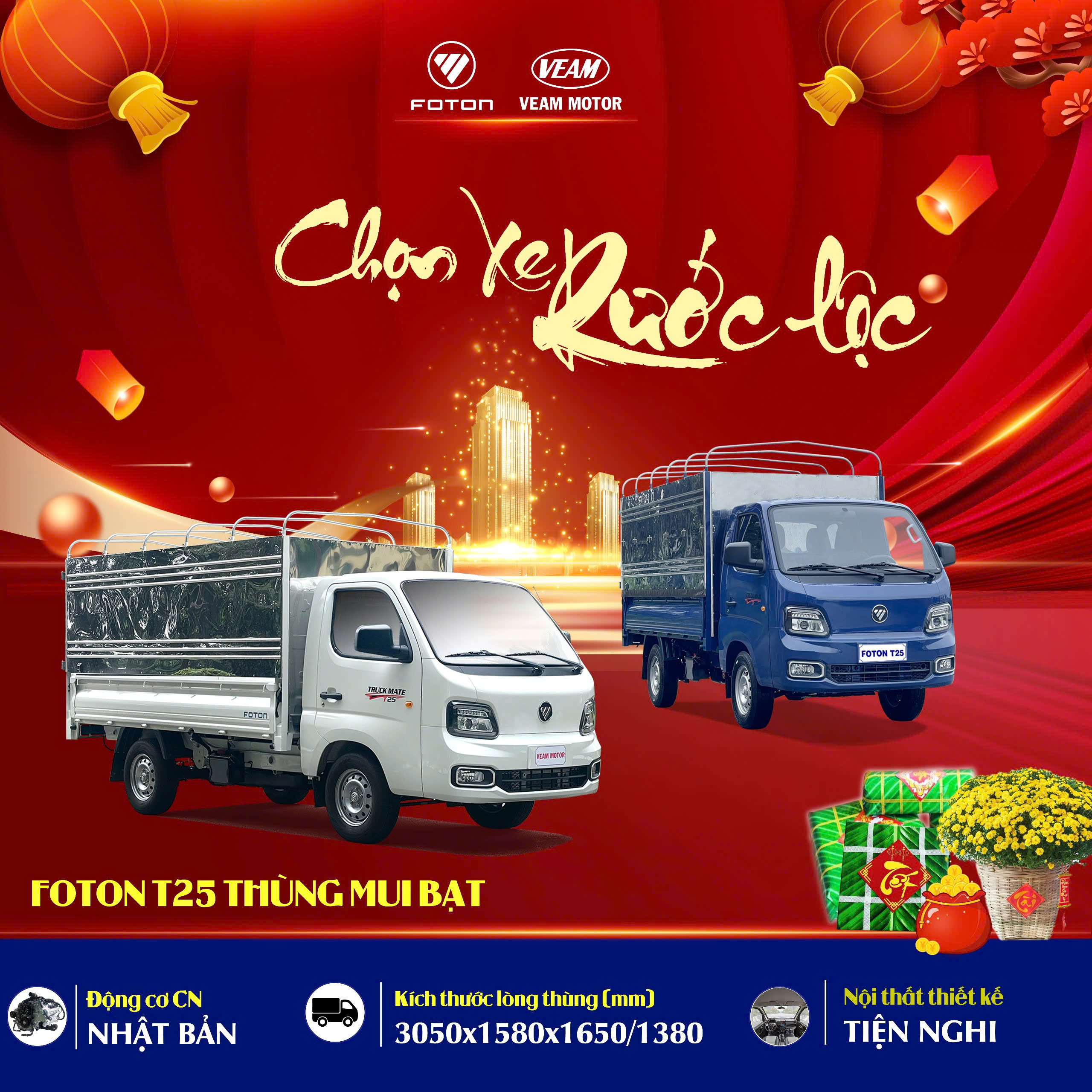 Foton T25 ở ô tô Trường Xuân