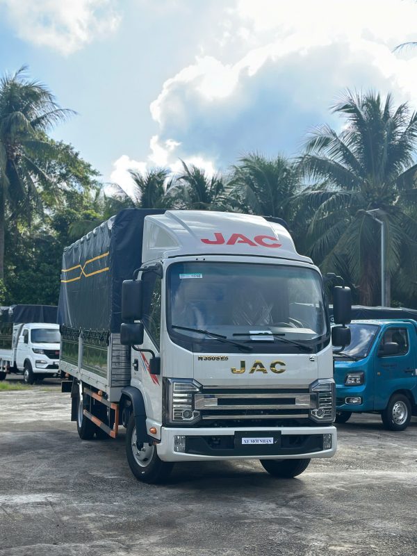XE TẢI JAC N350S PRO E5 THÙNG BẠT – TẢI 3.495 KG