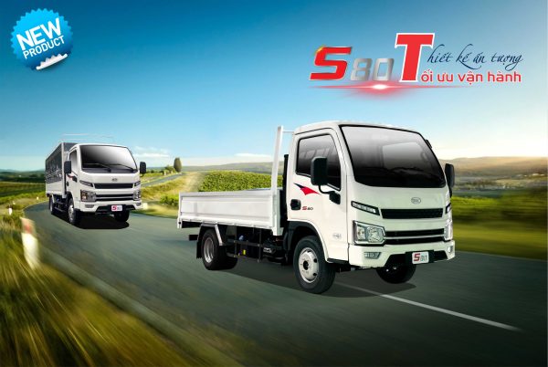 Xe Tải VEAM S80 – Tải Trọng 1.5 Tấn / 1.9 Tấn
